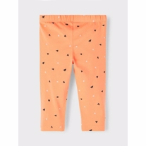 NAME IT Trekvart Leggings Capri Cantaloupe Hearts